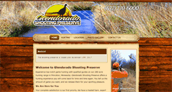 Desktop Screenshot of glendoradoshootingpreserve.com